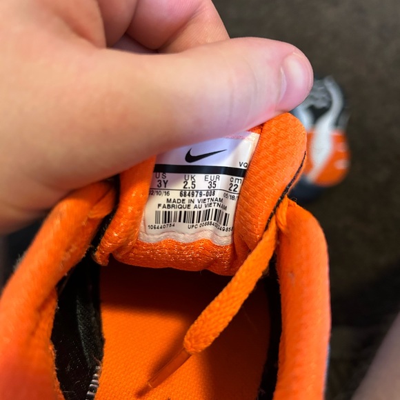 Nike Downshifter 6 Running Shoes, 684979-008, Grey/Orange, Youth US 3Y 0031 - Picture 5 of 5